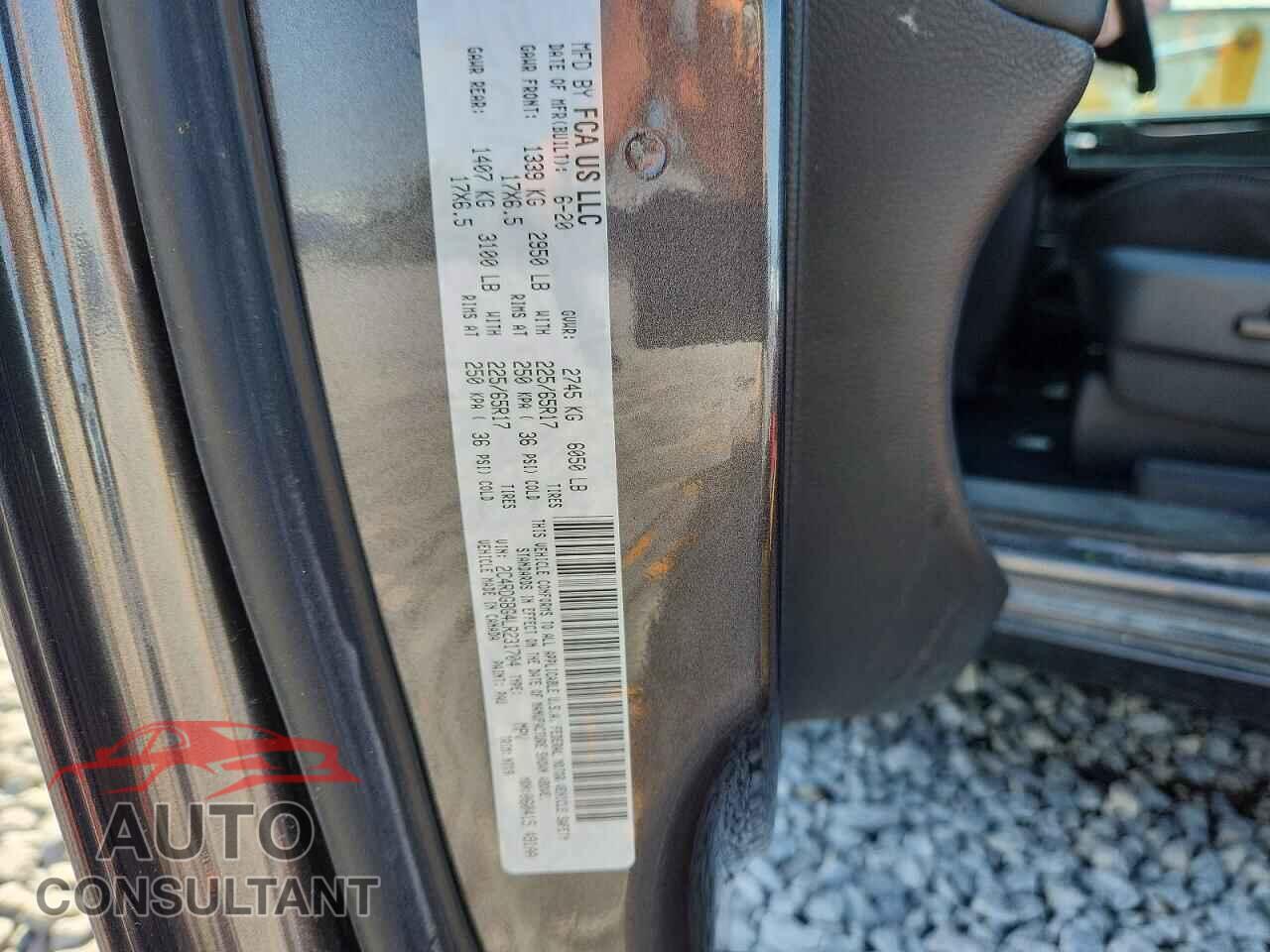 DODGE CARAVAN 2020 - 2C4RDGBG4LR231704