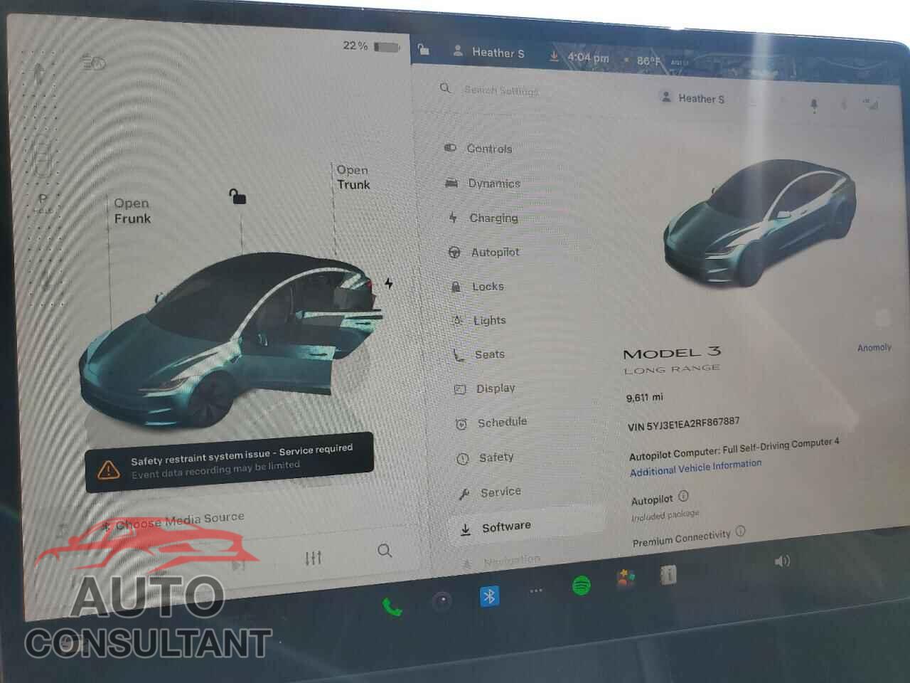 TESLA MODEL 3 2024 - 5YJ3E1EA2RF867887