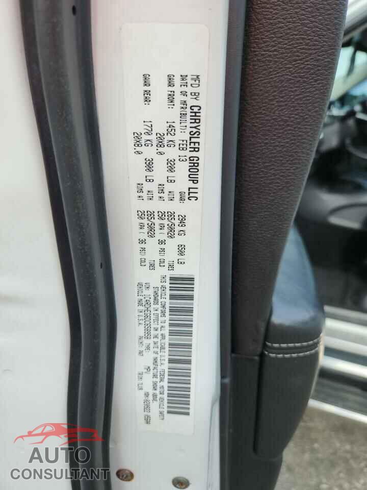 DODGE DURANGO 2013 - 1C4RDHEG6DC658958