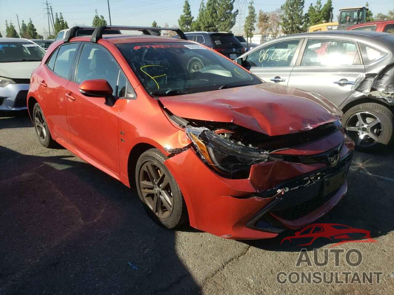 TOYOTA COROLLA 2019 - JTNK4RBE1K3045049