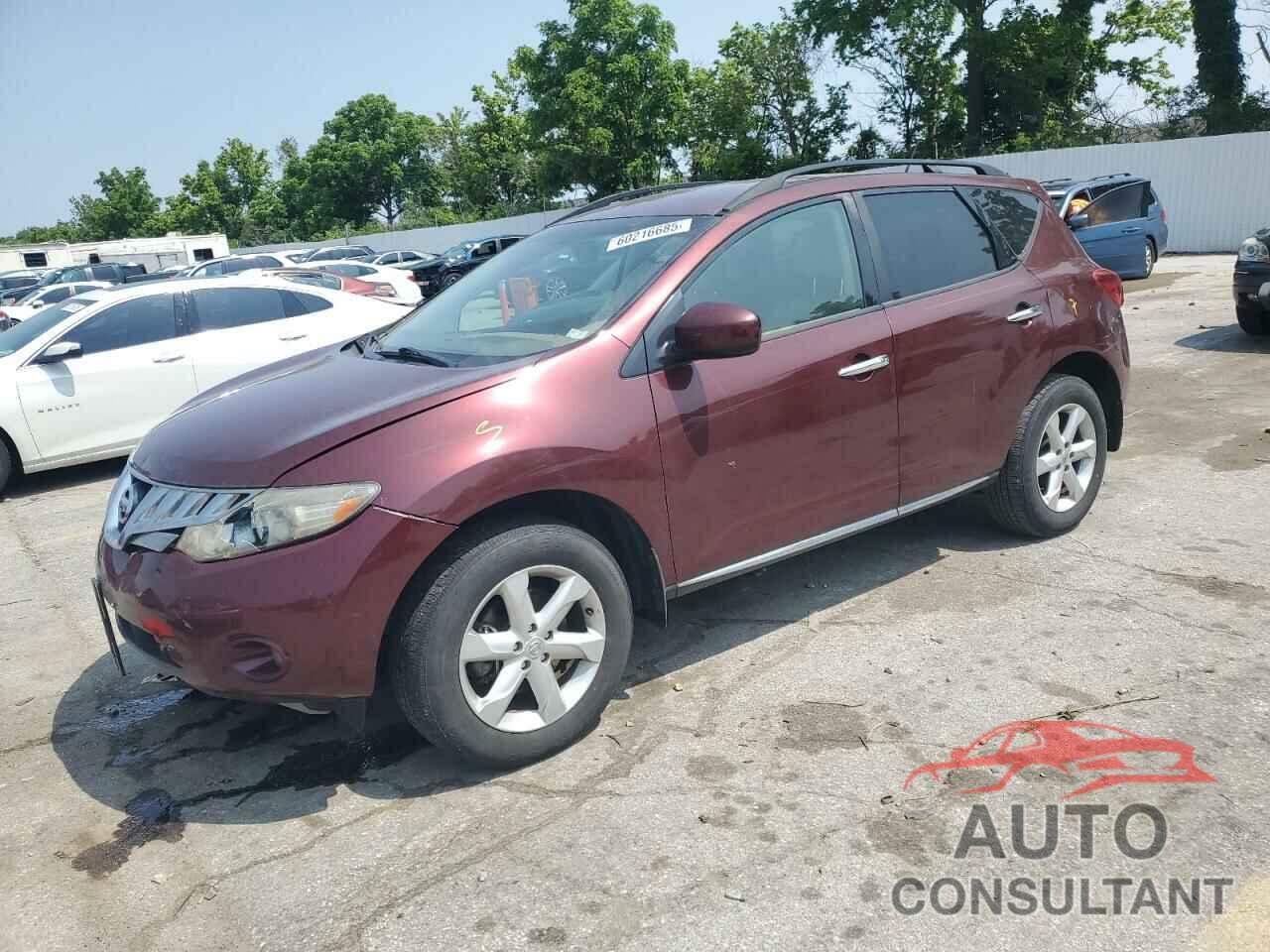 NISSAN MURANO 2009 - JN8AZ18U99W021886
