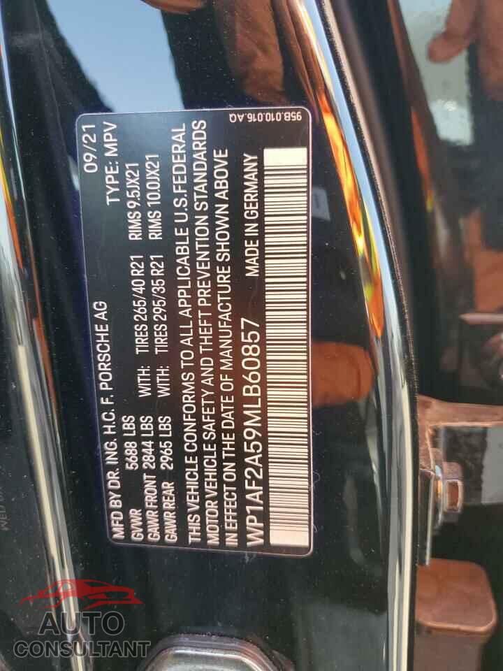 PORSCHE MACAN 2021 - WP1AF2A59MLB60857