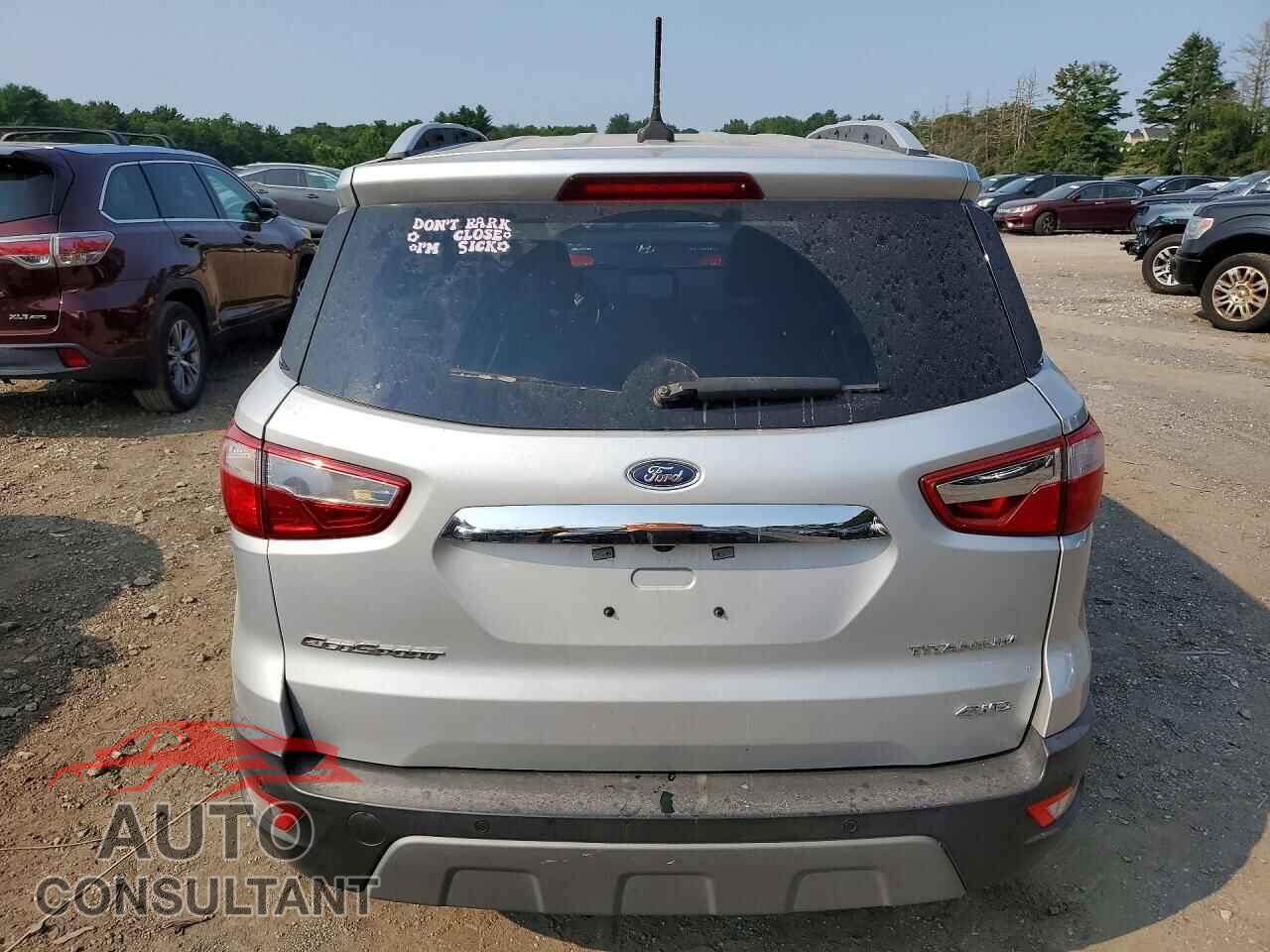 FORD ECOSPORT 2020 - MAJ6S3KL9LC343993