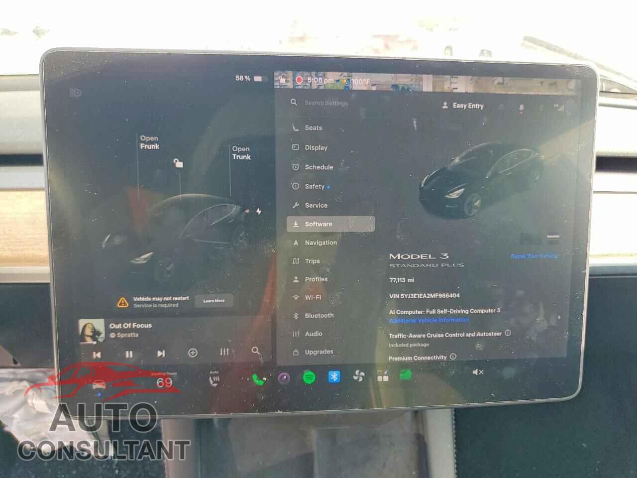 TESLA MODEL 3 2021 - 5YJ3E1EA2MF986404