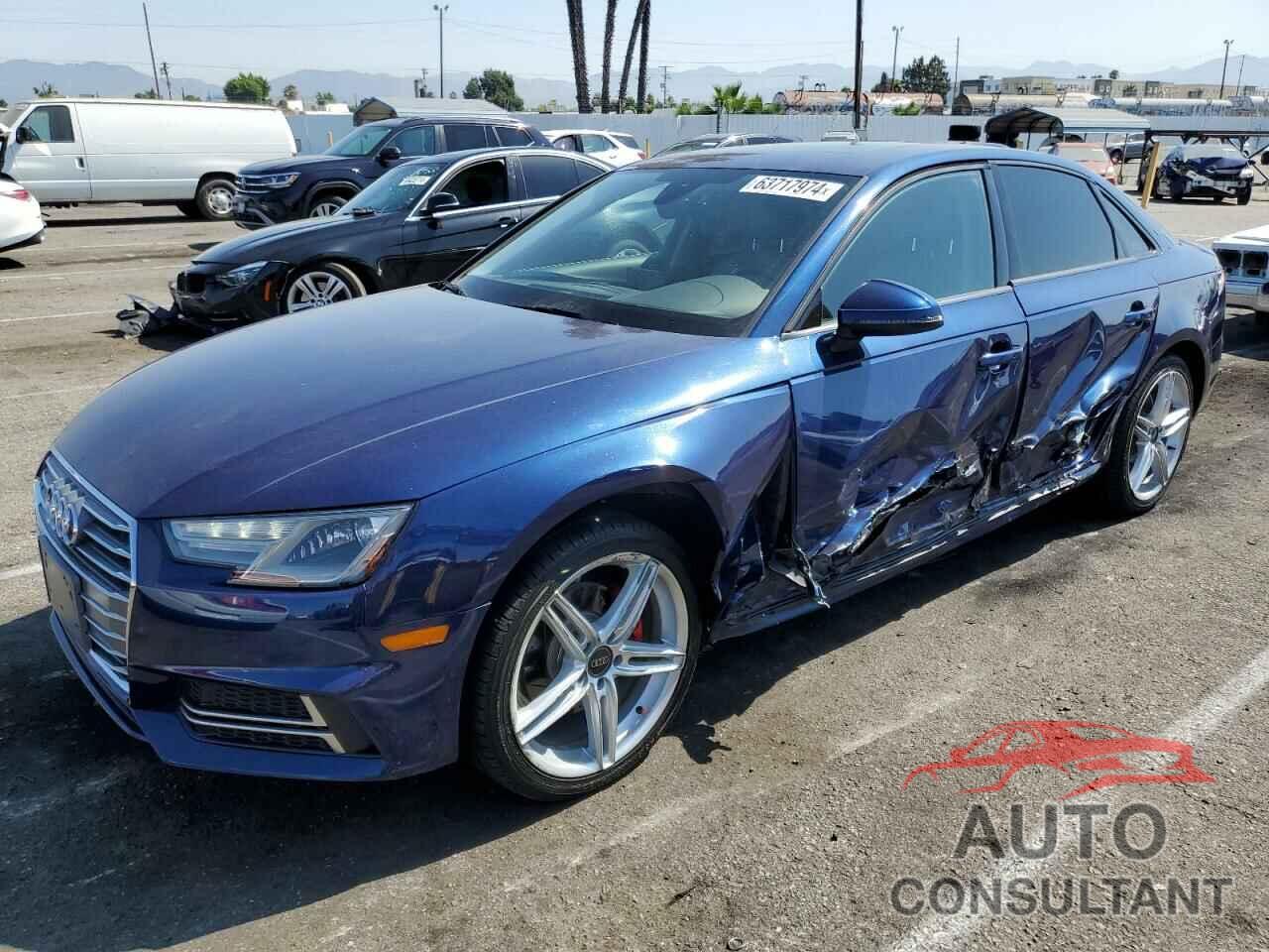 AUDI A4 2018 - WAUKMAF48JA049324