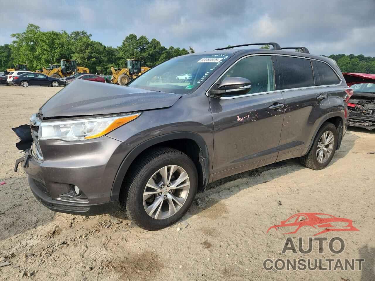 TOYOTA HIGHLANDER 2014 - 5TDBKRFH1ES024185