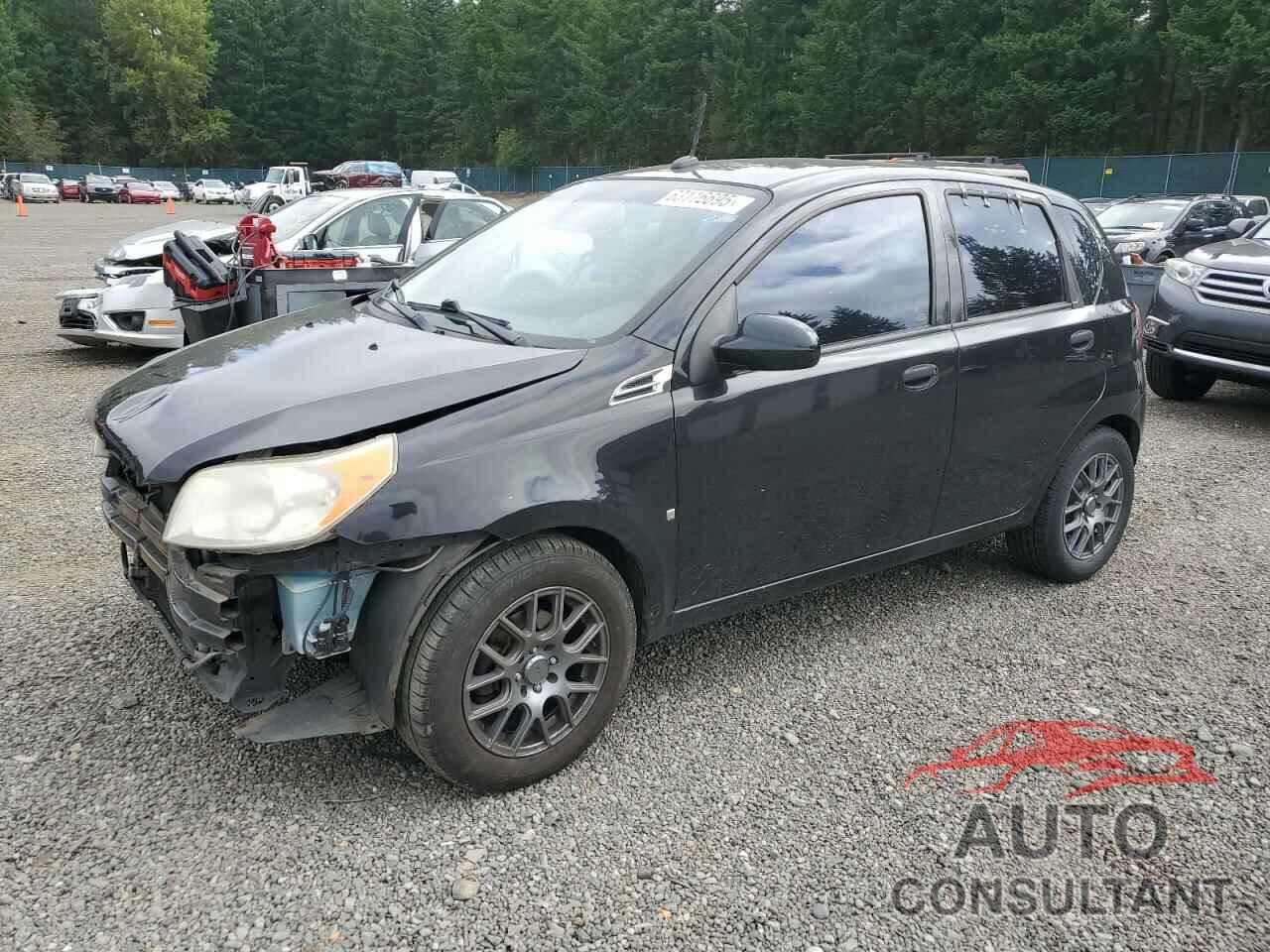 CHEVROLET AVEO 2009 - KL1TD66E39B605727