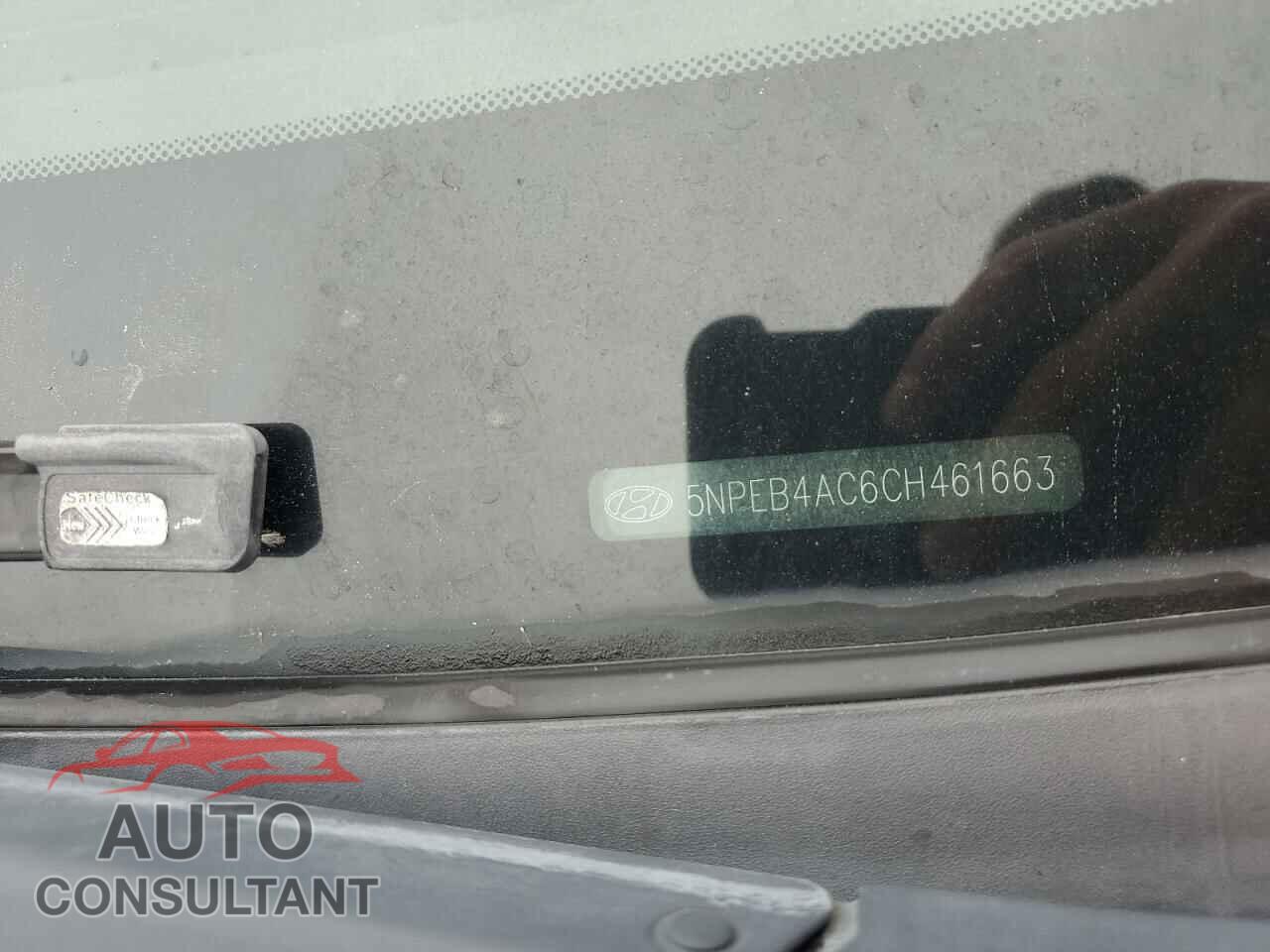 HYUNDAI SONATA 2012 - 5NPEB4AC6CH461663