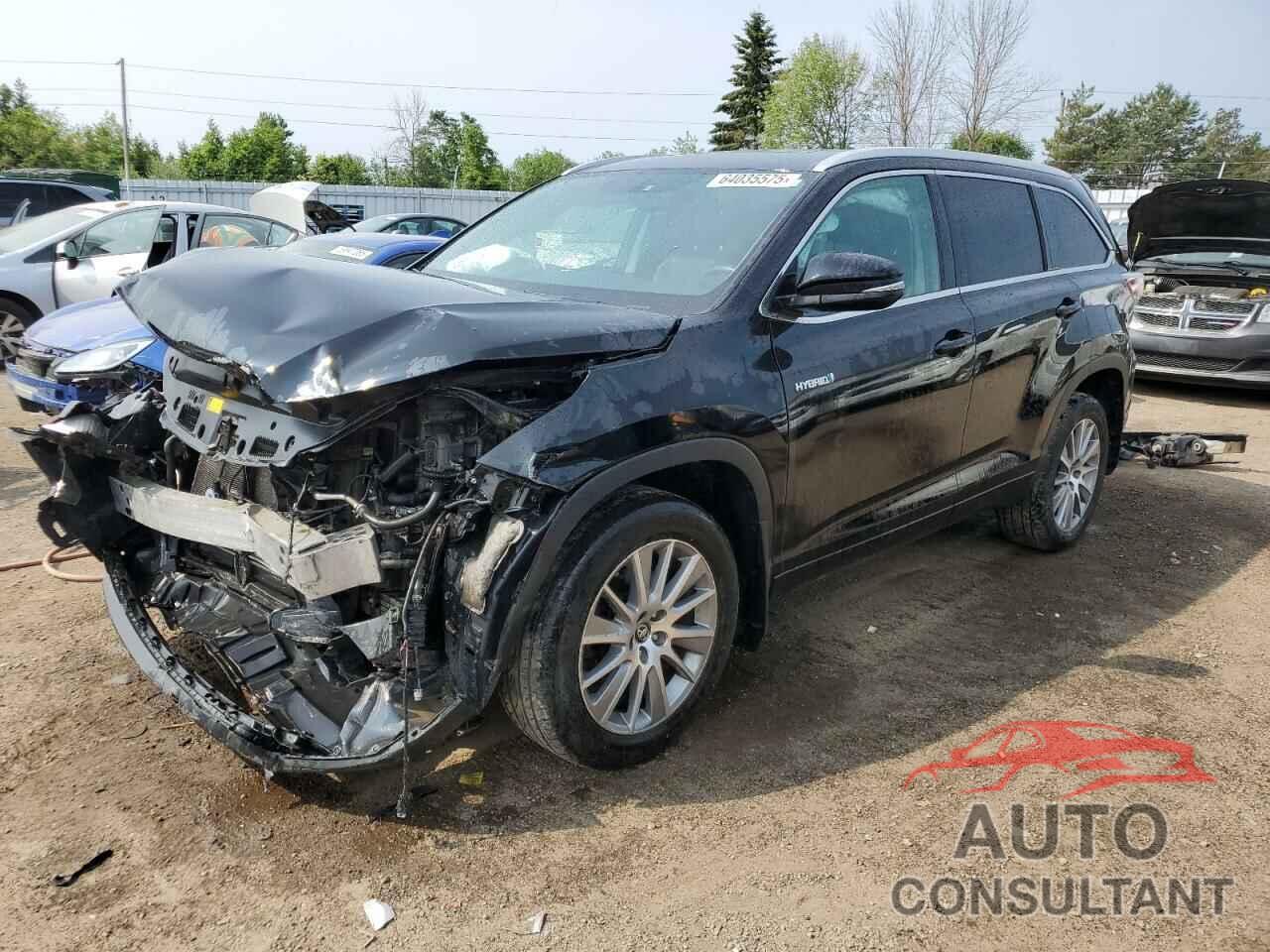 TOYOTA HIGHLANDER 2016 - 5TDJCRFH4GS020661