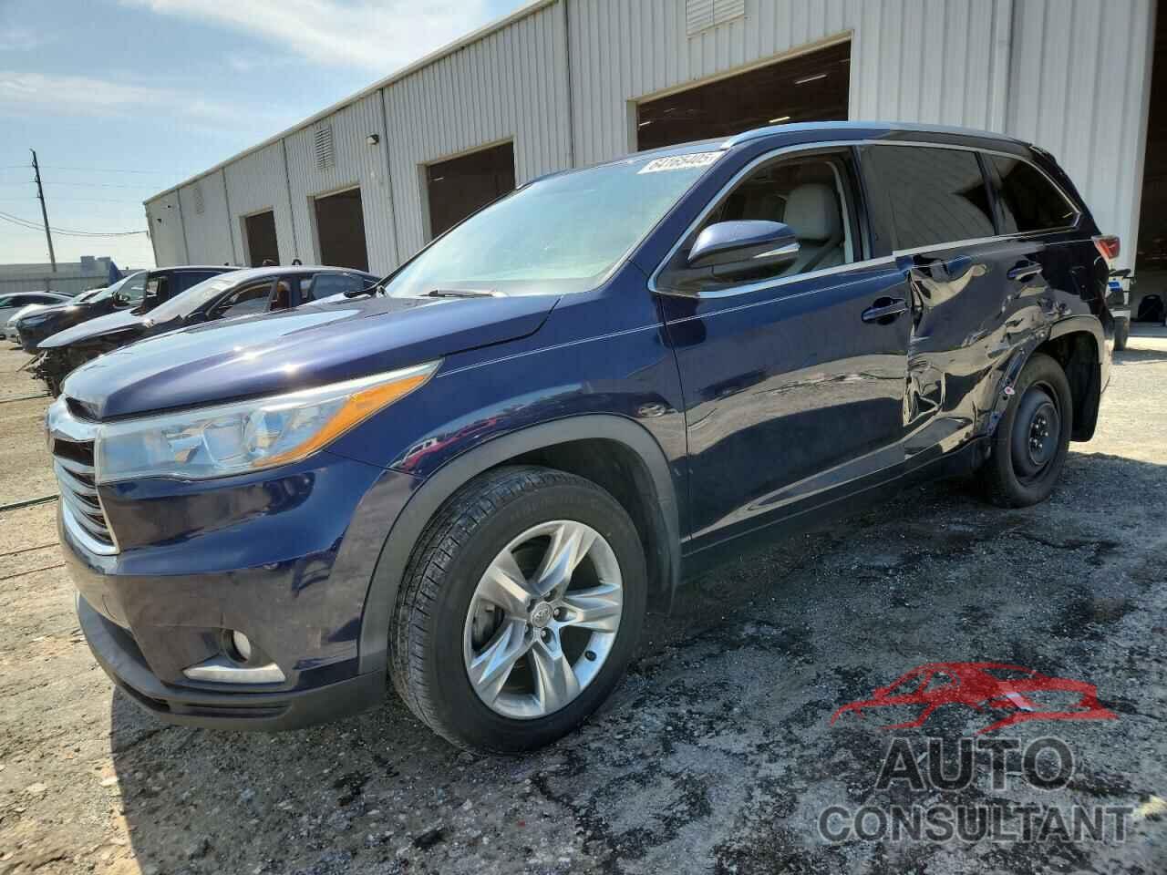 TOYOTA HIGHLANDER 2015 - 5TDYKRFH5FS072932
