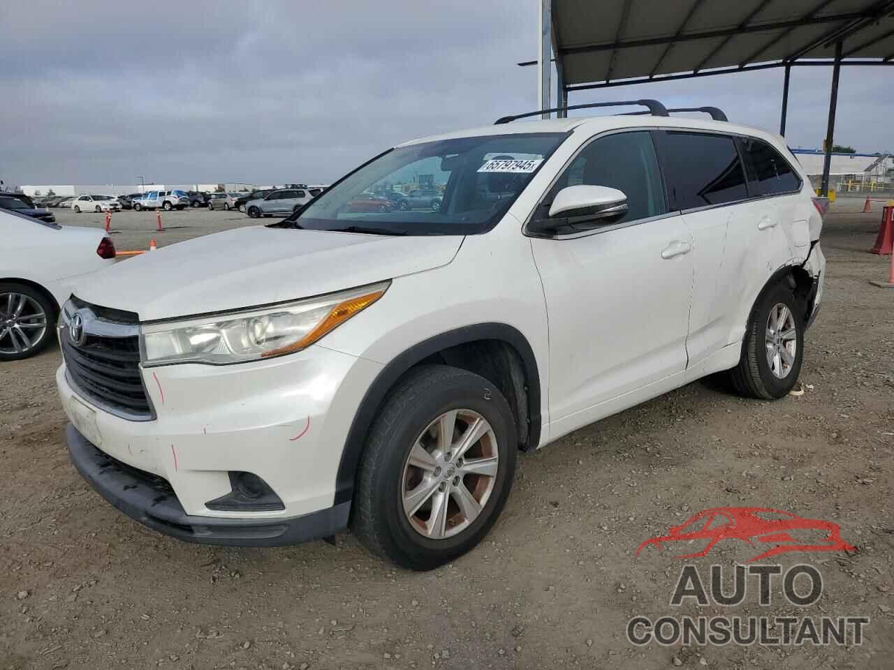TOYOTA HIGHLANDER 2016 - 5TDZARFHXGS017465