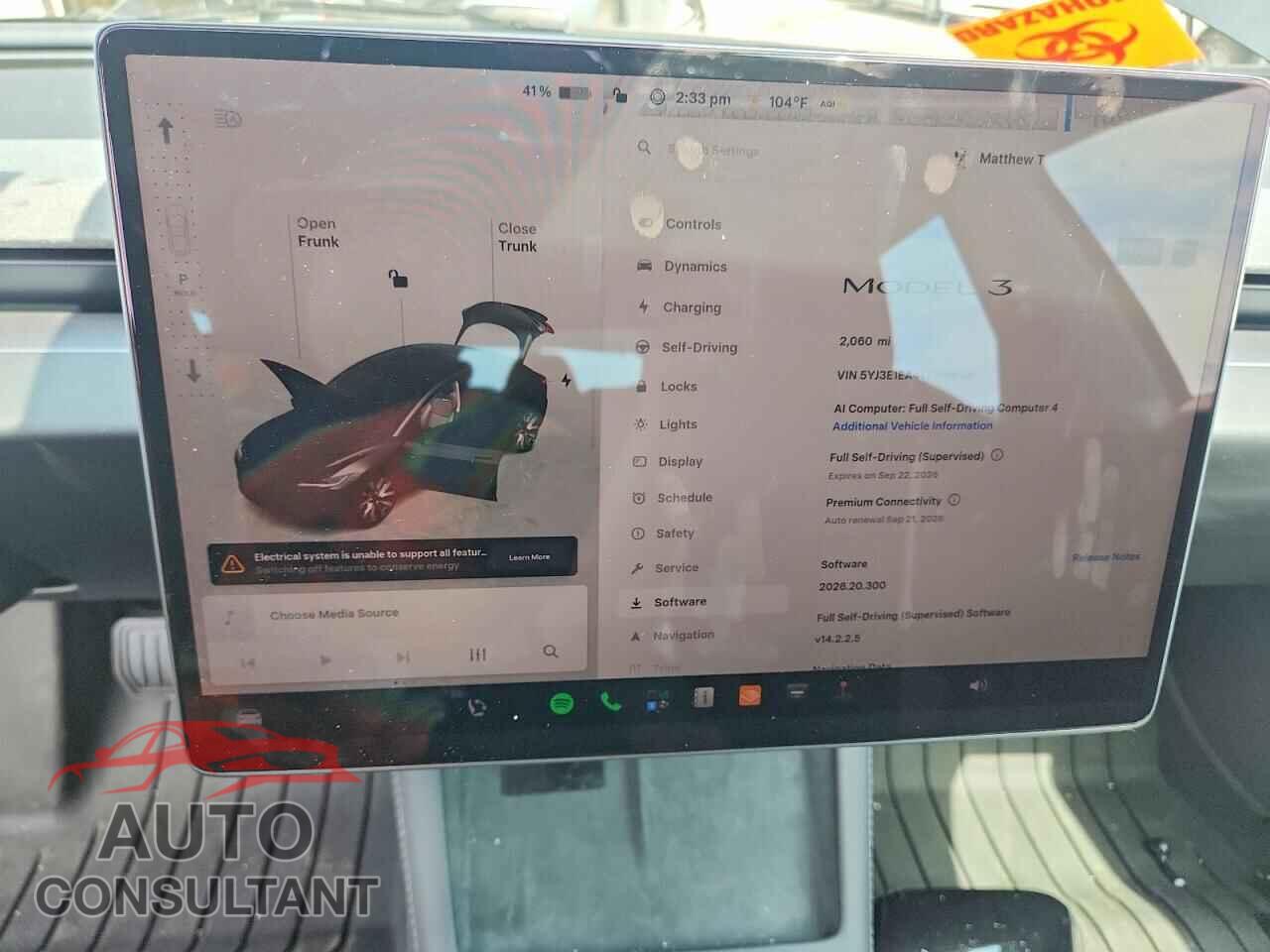TESLA MODEL 3 2026 - 5YJ3E1EA4TF169806