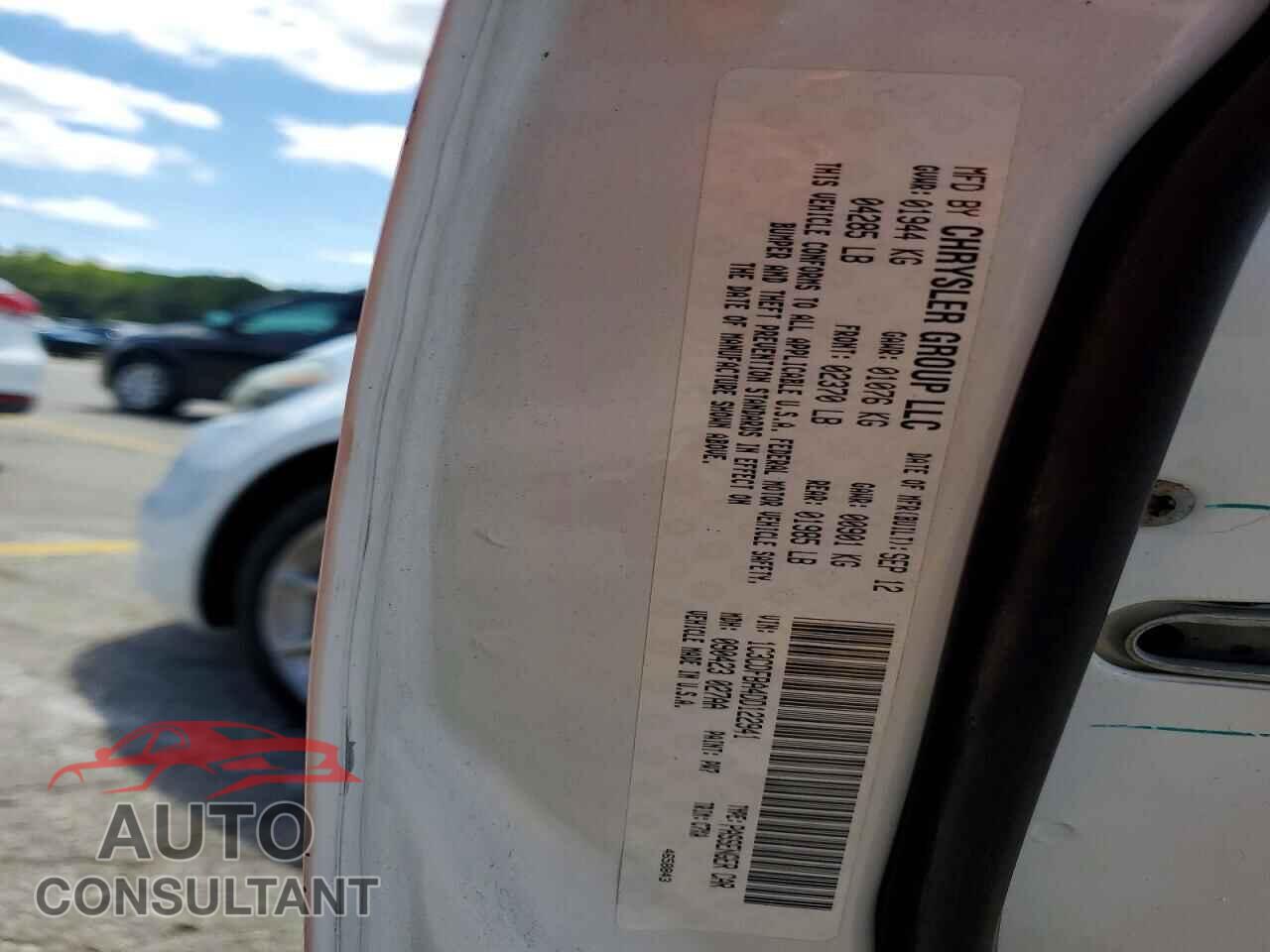 DODGE DART 2013 - 1C3CDFBA4DD122941