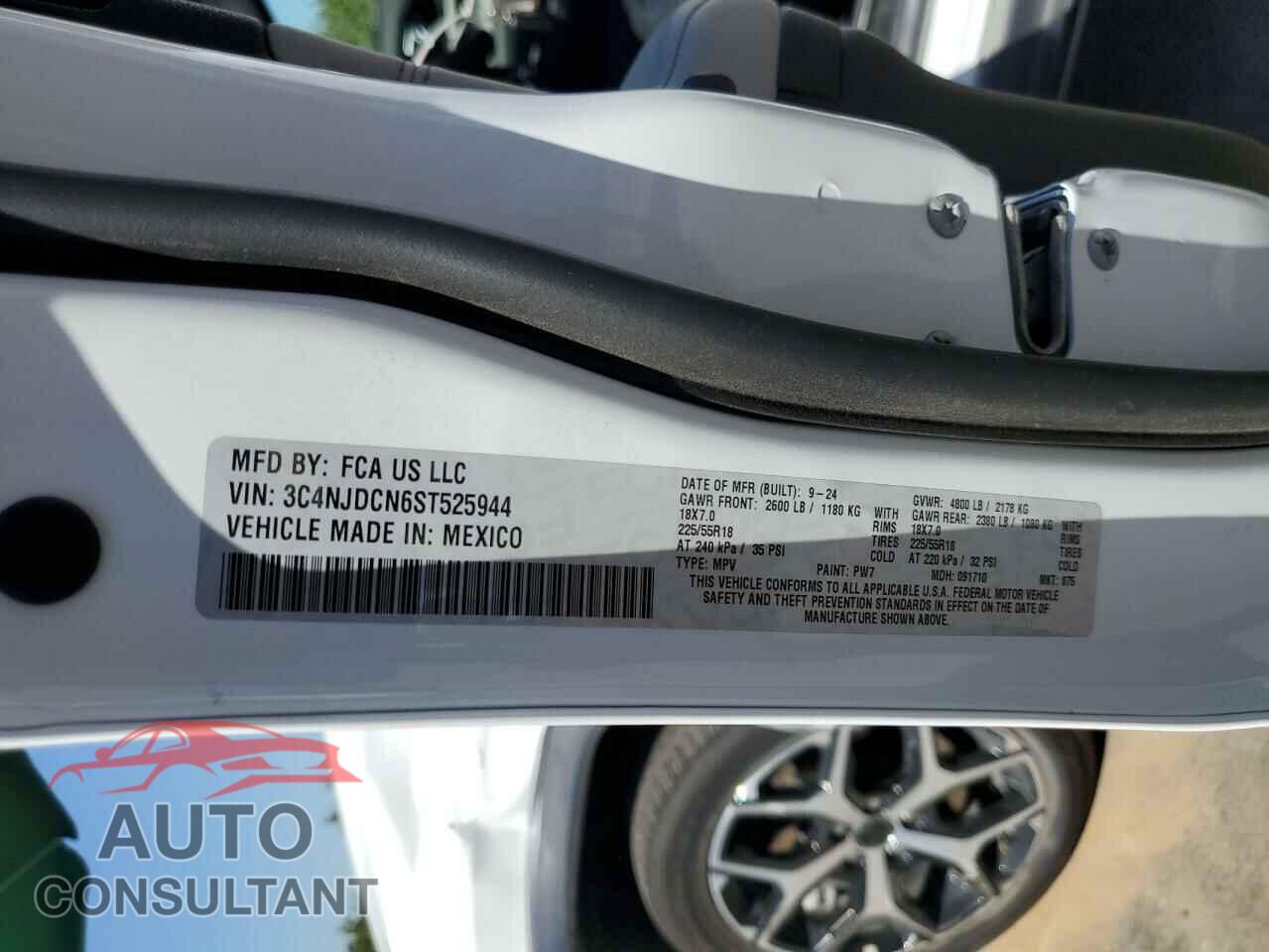 JEEP COMPASS 2025 - 3C4NJDCN6ST525944