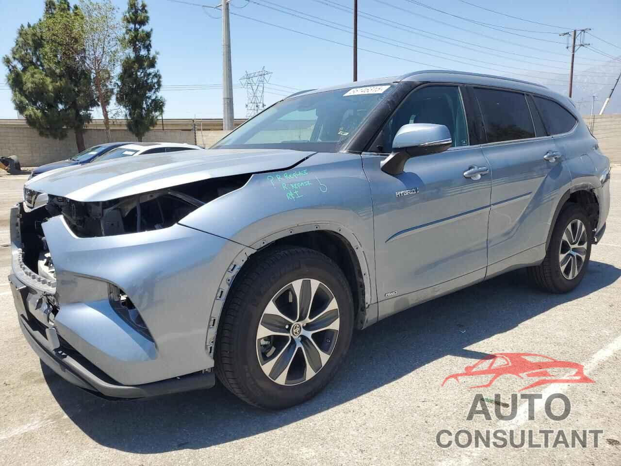 TOYOTA HIGHLANDER 2021 - 5TDHBRCH3MS037338
