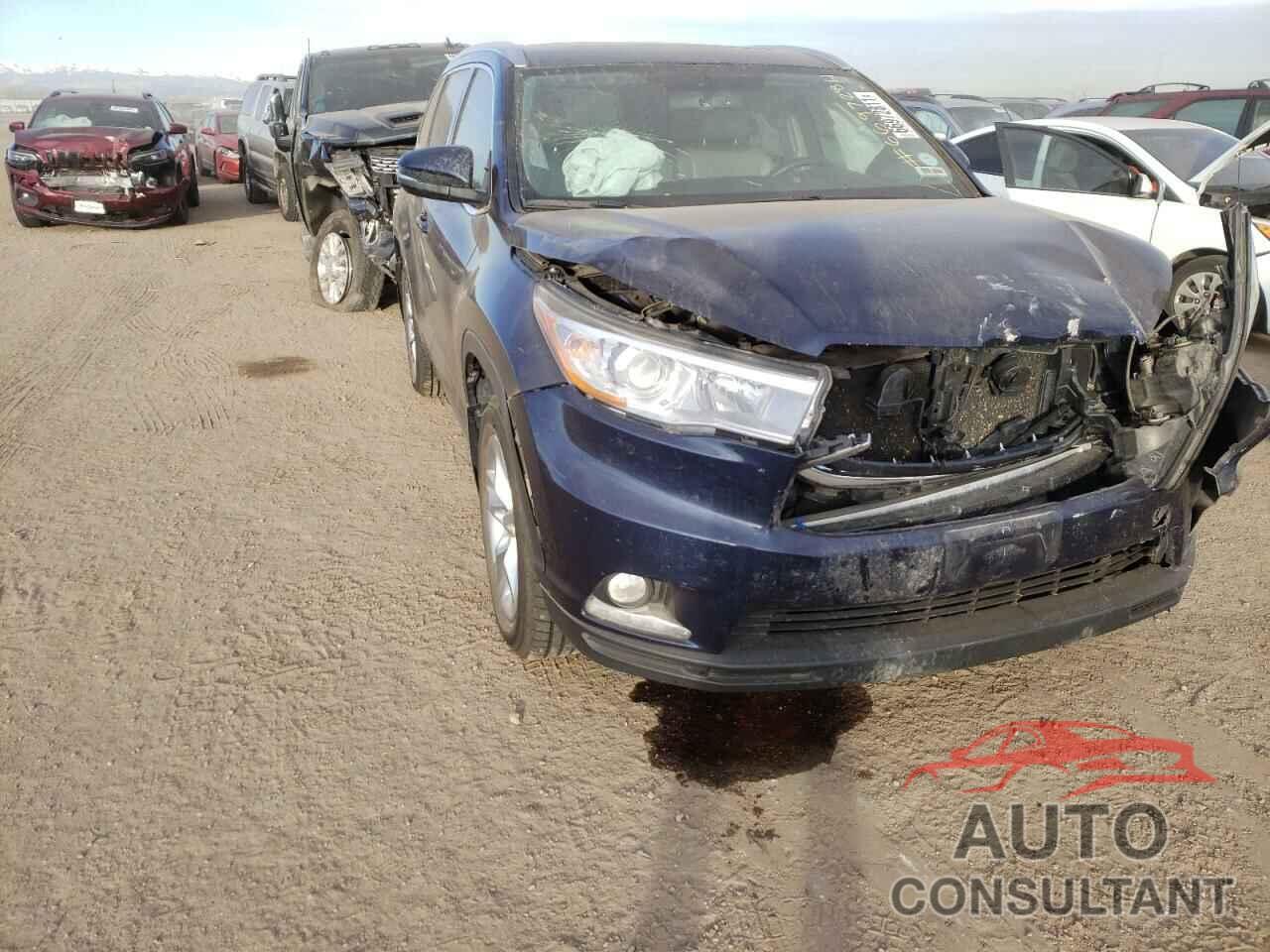 TOYOTA HIGHLANDER 2016 - 5TDDKRFH9GS326366