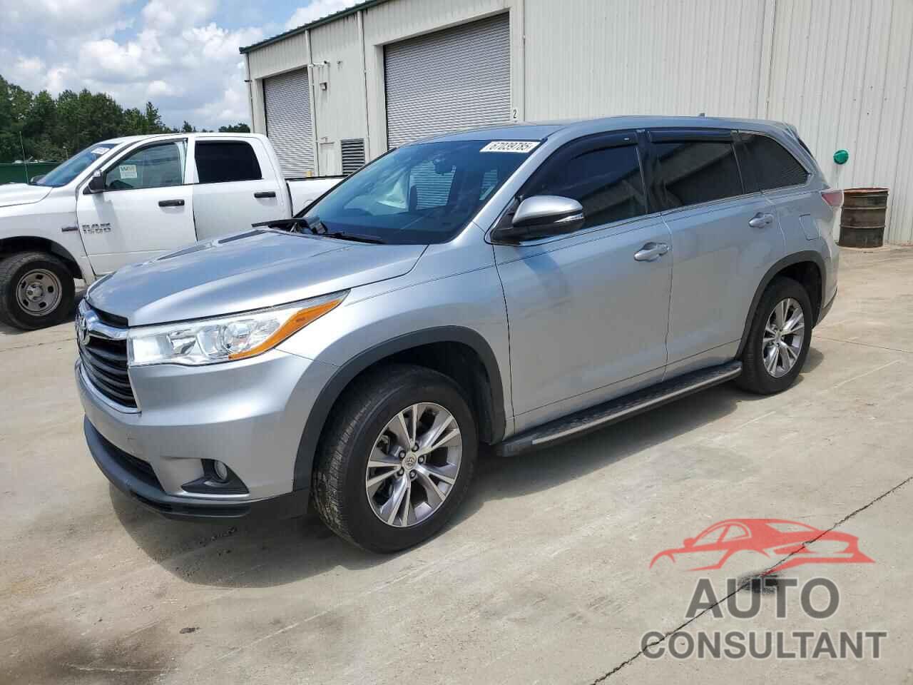 TOYOTA HIGHLANDER 2014 - 5TDZKRFH8ES028362