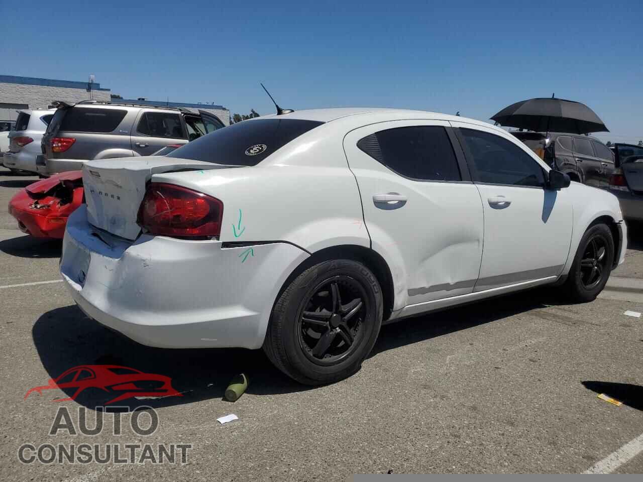 DODGE AVENGER 2012 - 1C3CDZAB2CN221021
