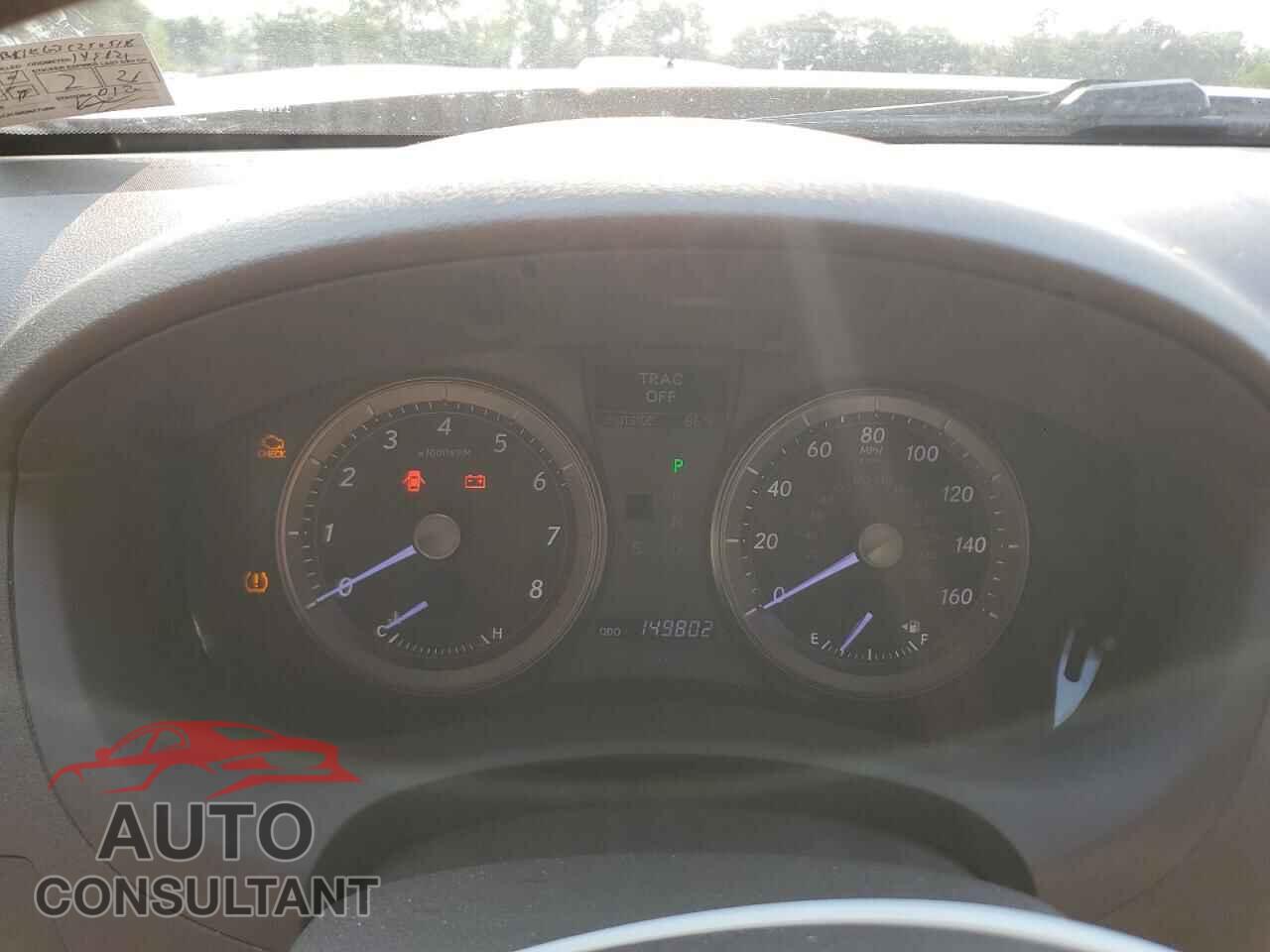 LEXUS ES350 2012 - JTHBK1EG3C2505116