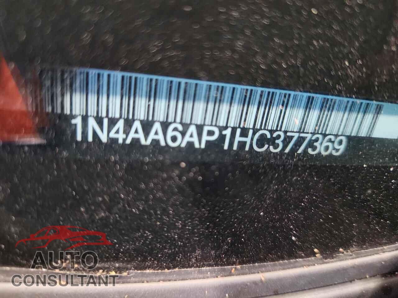 NISSAN MAXIMA 2017 - 1N4AA6AP1HC377369
