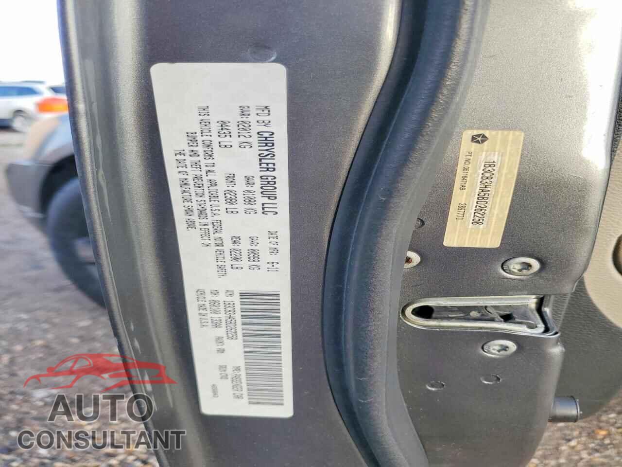 DODGE CALIBER 2011 - 1B3CB3HA5BD262258