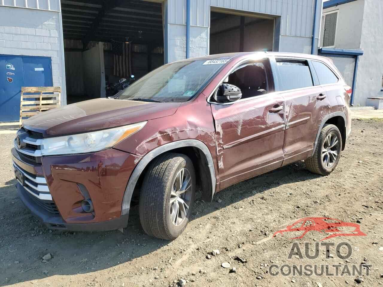 TOYOTA HIGHLANDER 2018 - 5TDBZRFH6JS850486
