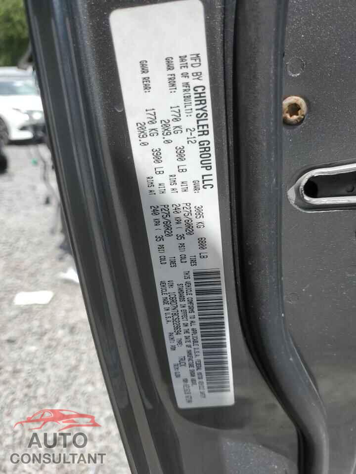 DODGE RAM 1500 2012 - 1C6RD7NT8CS229694