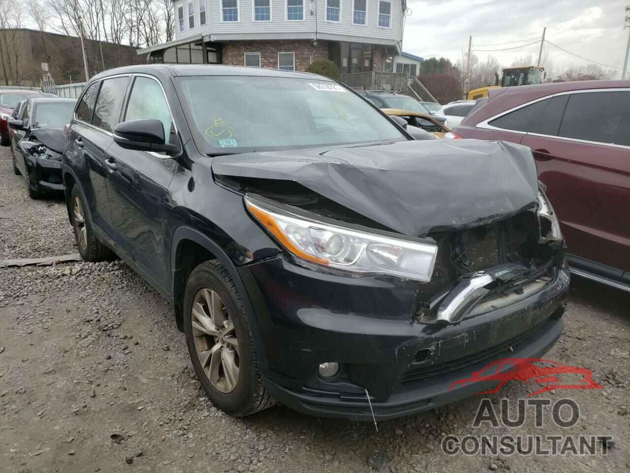 TOYOTA HIGHLANDER 2016 - 5TDBKRFH7GS350835