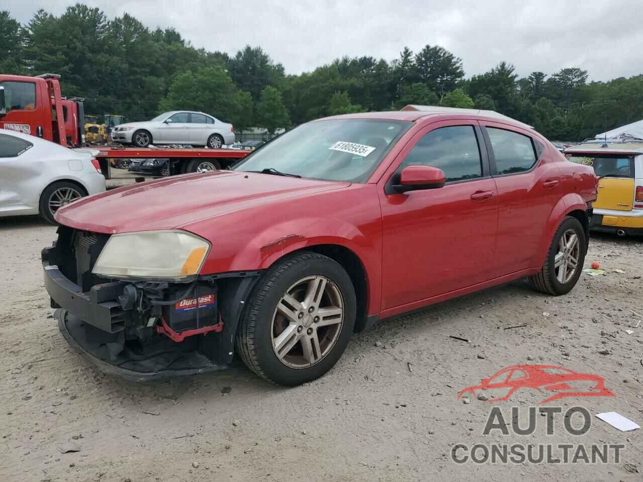DODGE AVENGER 2011 - 1B3BD1FB8BN534592