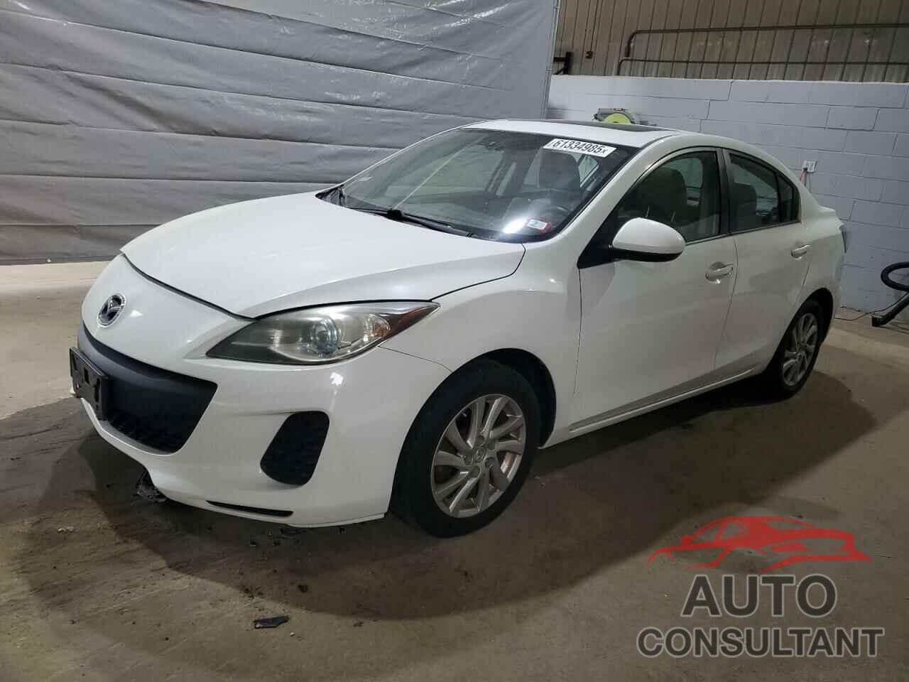 MAZDA 3 2012 - JM1BL1W72C1509242