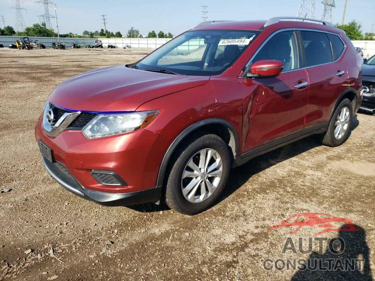 NISSAN ROGUE 2016 - KNMAT2MVXGP710375