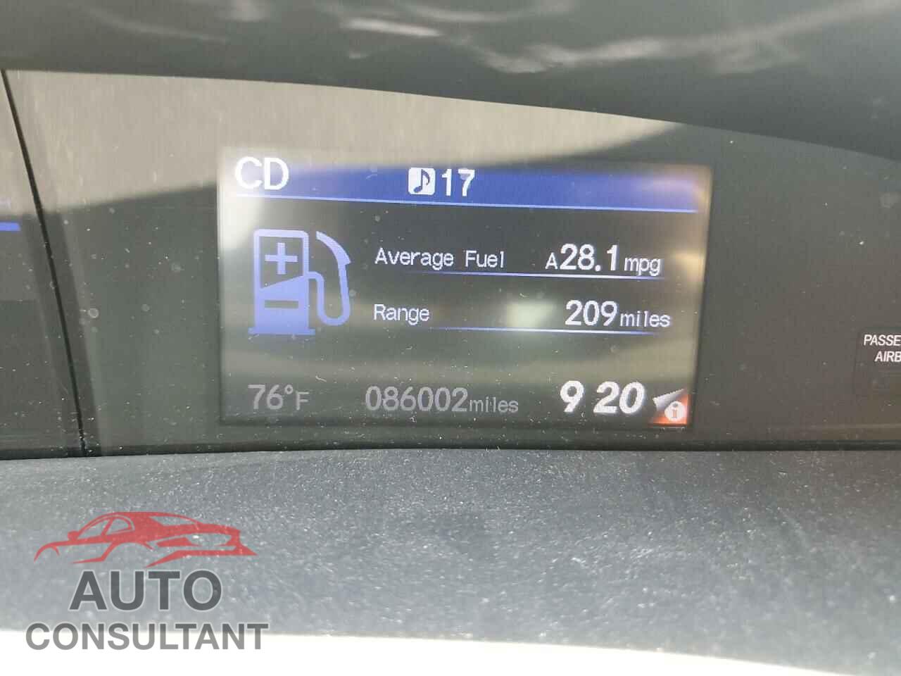 HONDA CIVIC 2013 - 19XFB2F57DE291399