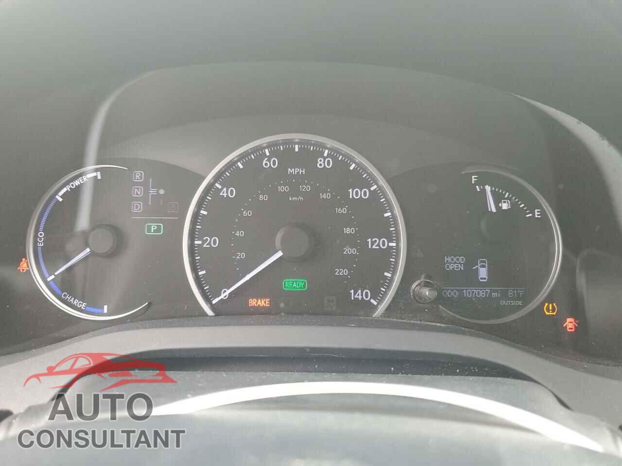 LEXUS CT 200 2013 - JTHKD5BH9D2141641