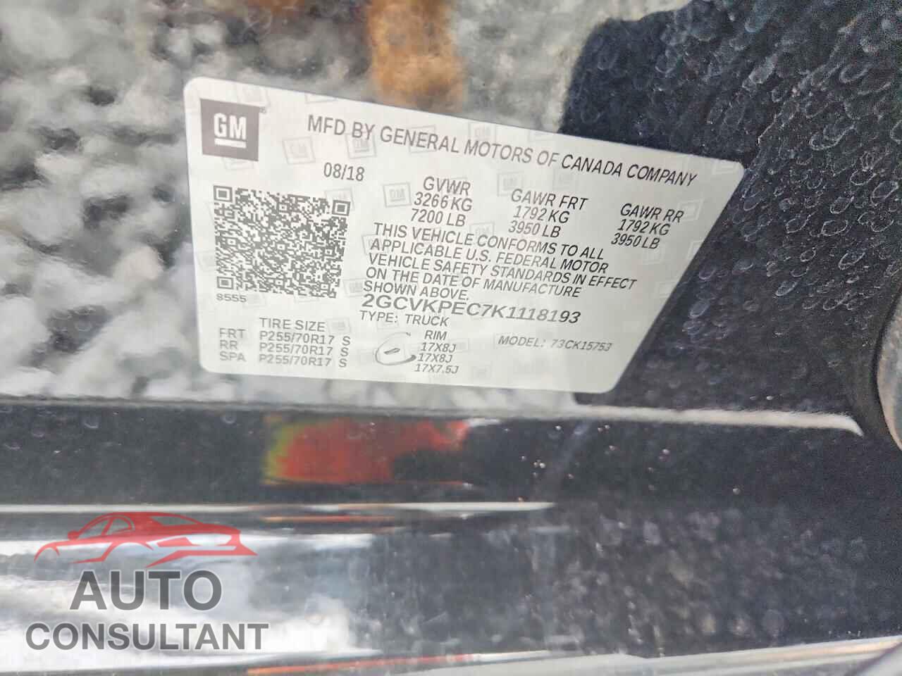 CHEVROLET SILVERADO 2019 - 2GCVKPEC7K1118193