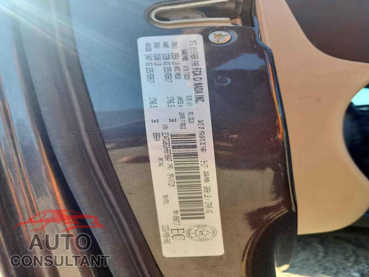 DODGE CARAVAN 2017 - 2C4RDGBG3HR870647