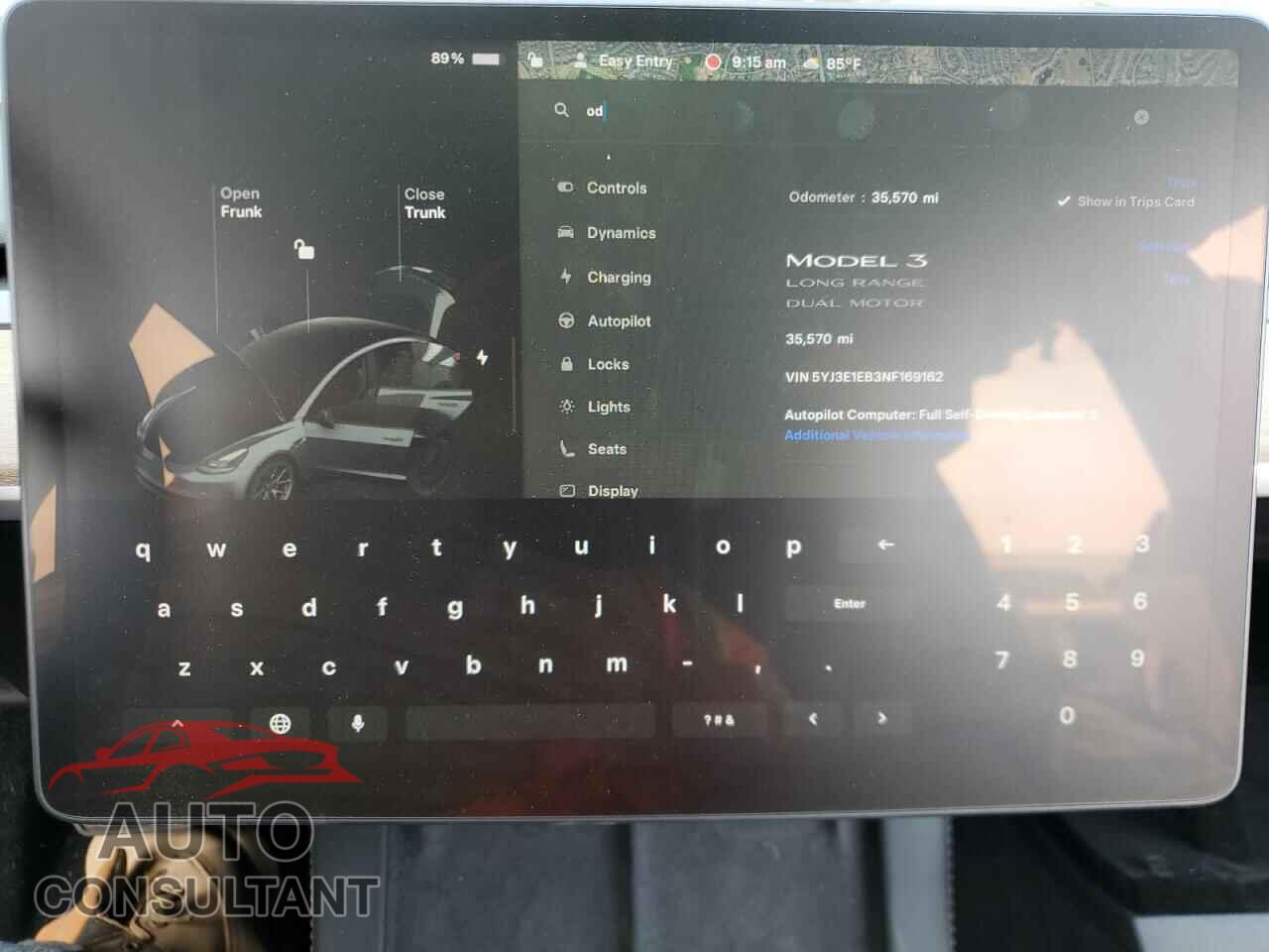 TESLA MODEL 3 2022 - 5YJ3E1EB3NF169162