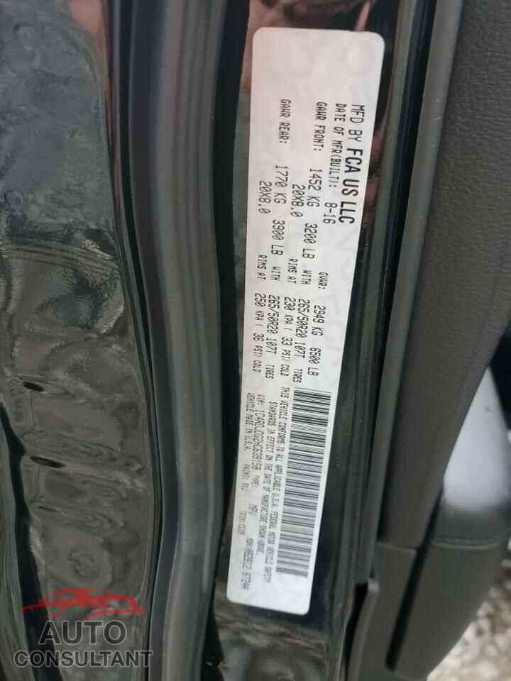DODGE DURANGO 2017 - 1C4RDJDG2HC639158