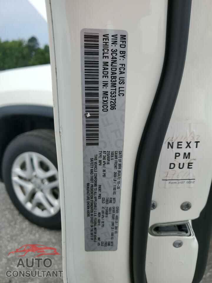 JEEP COMPASS 2021 - 3C4NJDAB3MT537206