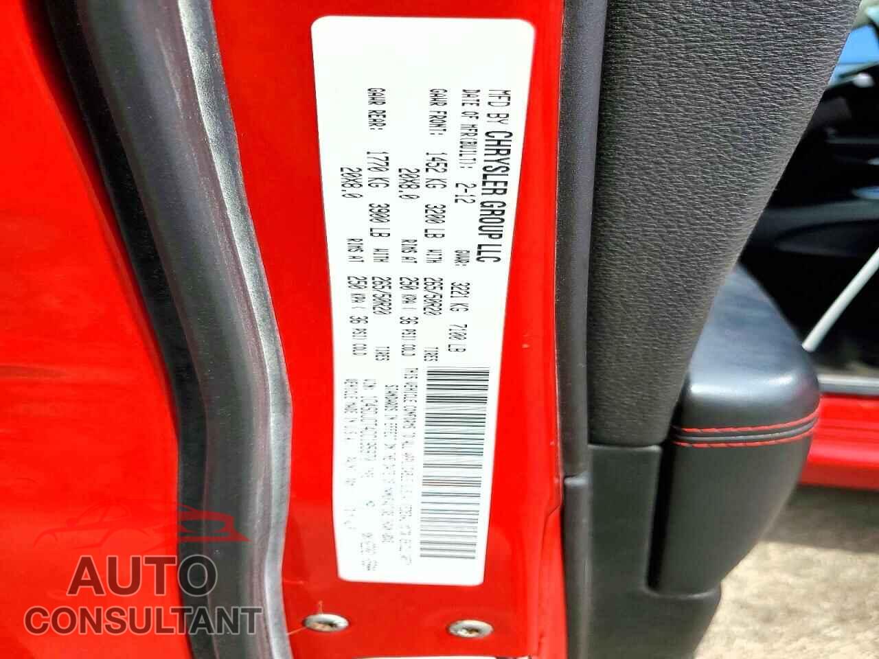 DODGE DURANGO 2012 - 1C4SDJCT4CC195970