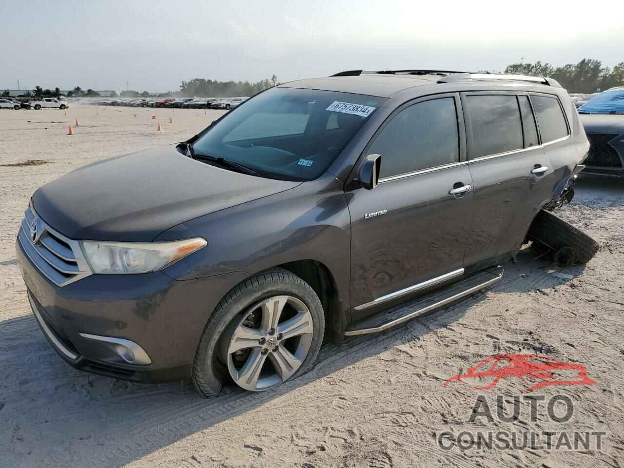 TOYOTA HIGHLANDER 2013 - 5TDYK3EH8DS119401