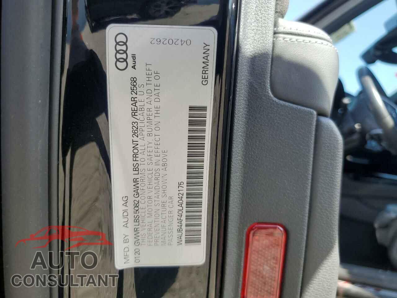 AUDI S4/RS4 2020 - WAUB4AF40LA042175