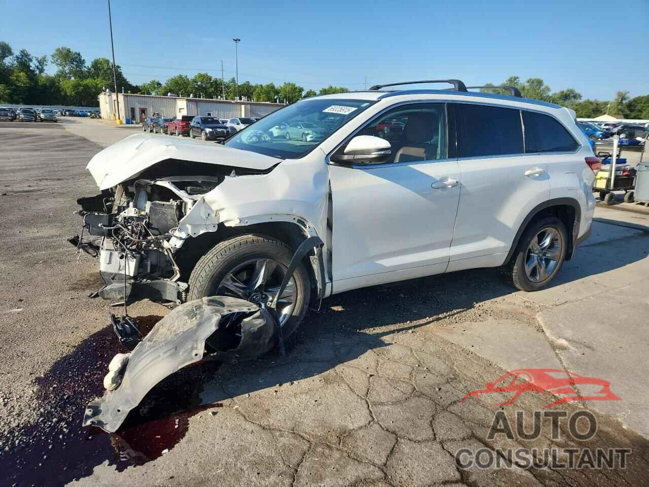 TOYOTA HIGHLANDER 2018 - 5TDDZRFH7JS834984