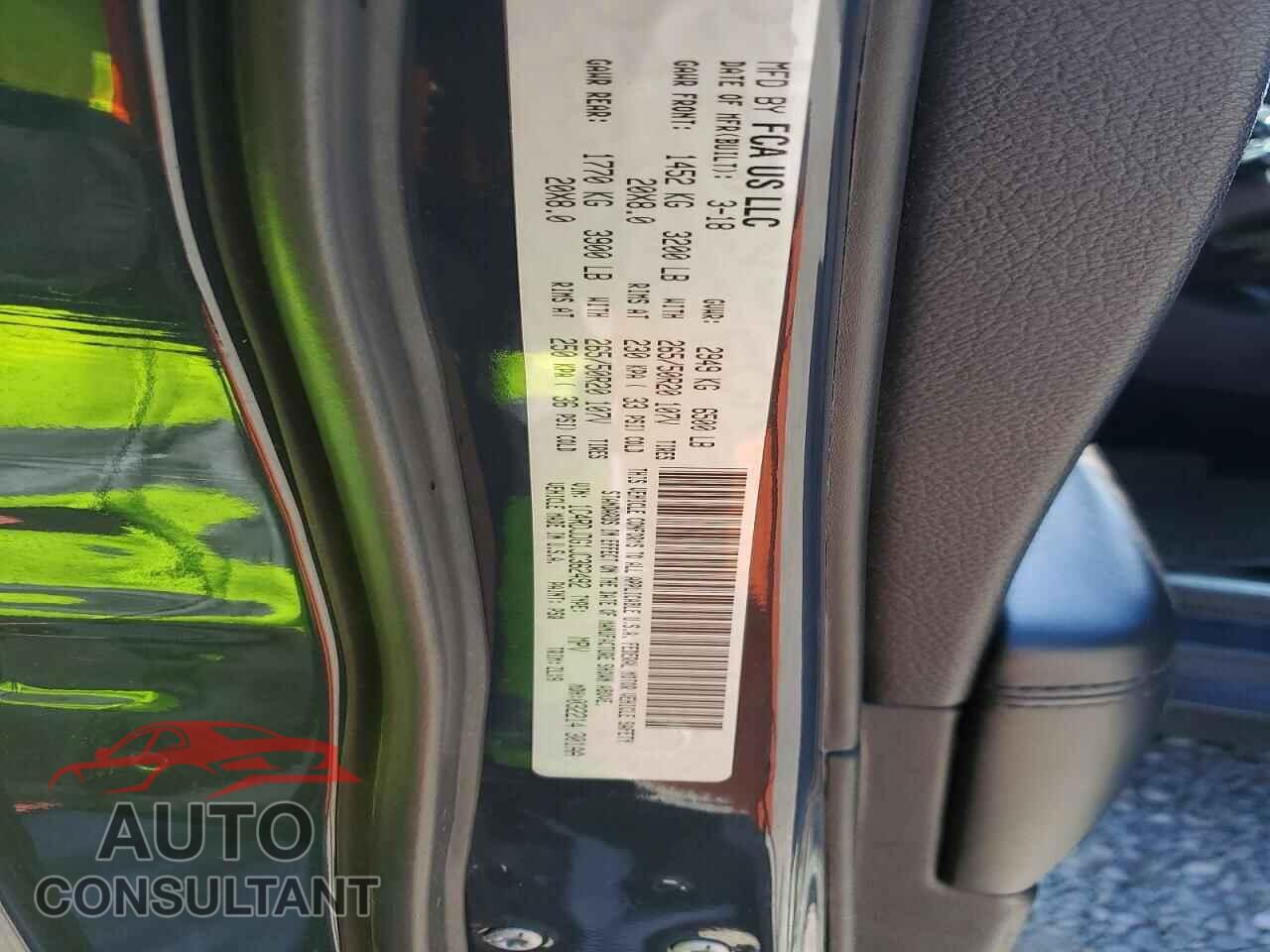 DODGE DURANGO 2018 - 1C4RDJDG1JC362492