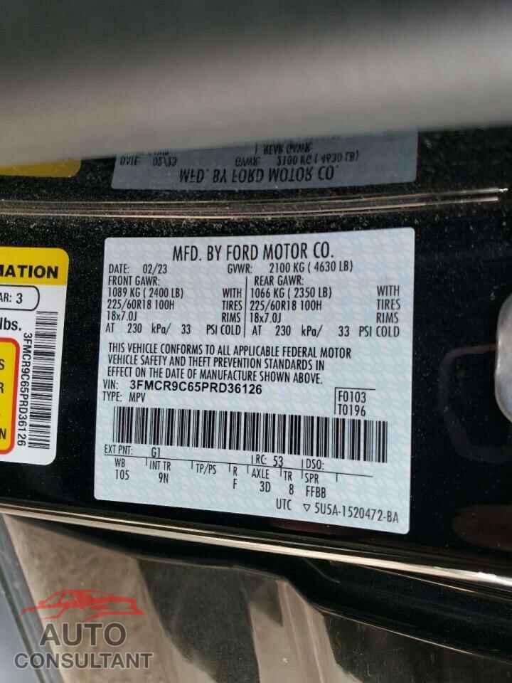 FORD BRONCO 2023 - 3FMCR9C65PRD36126