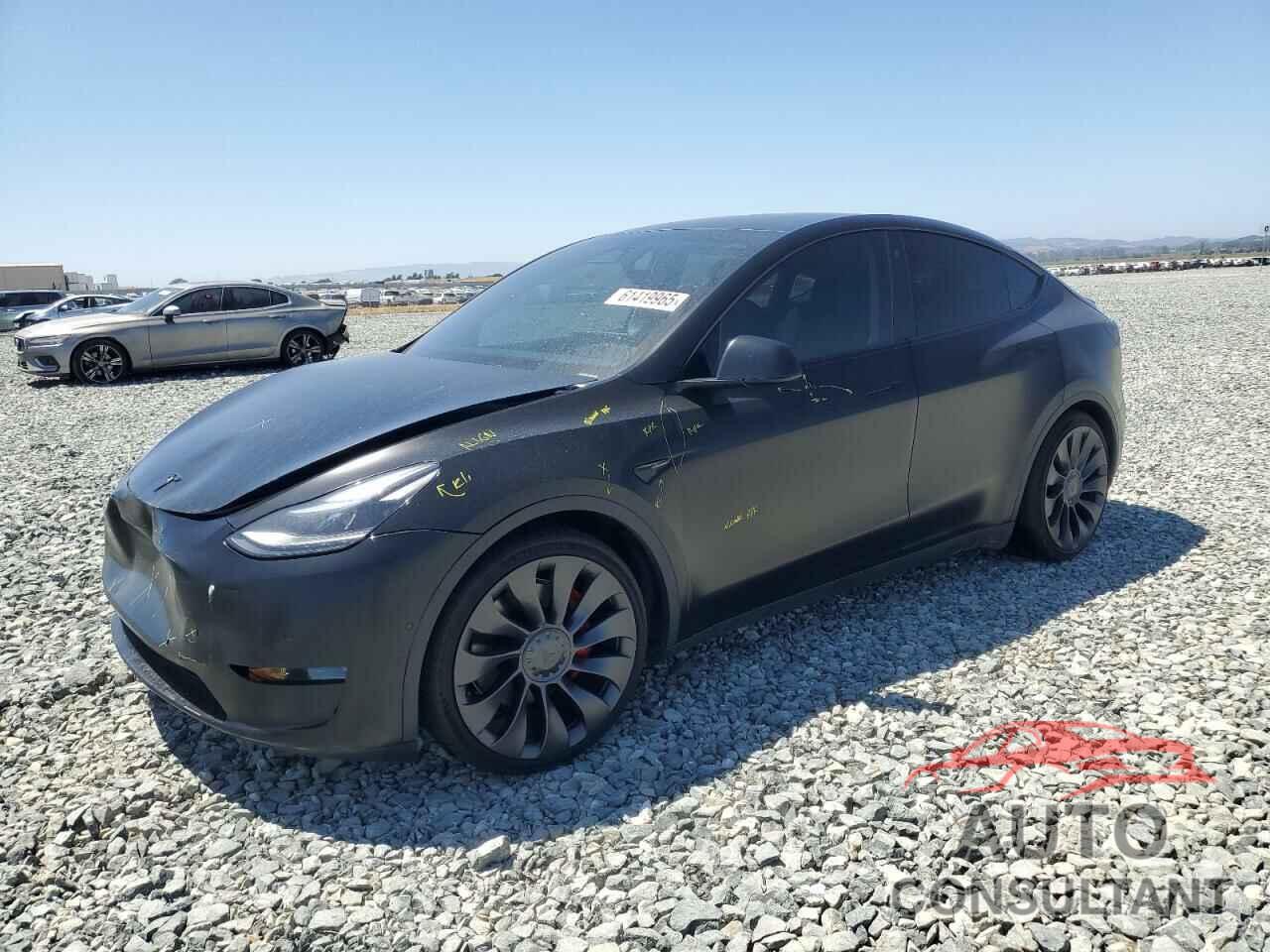 TESLA MODEL Y 2022 - 7SAYGDEF8NF492954