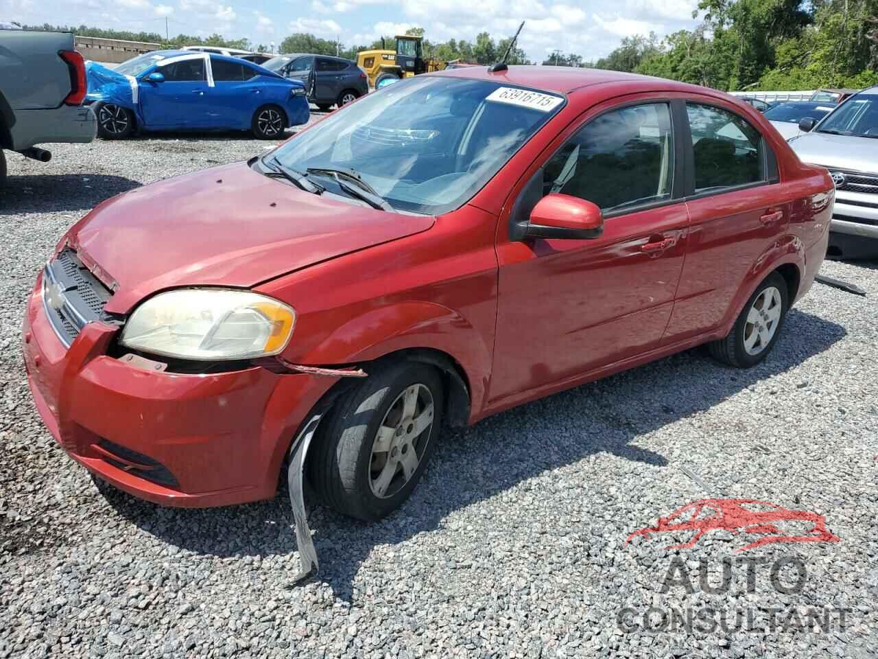 CHEVROLET AVEO 2009 - KL1TD56E79B329837