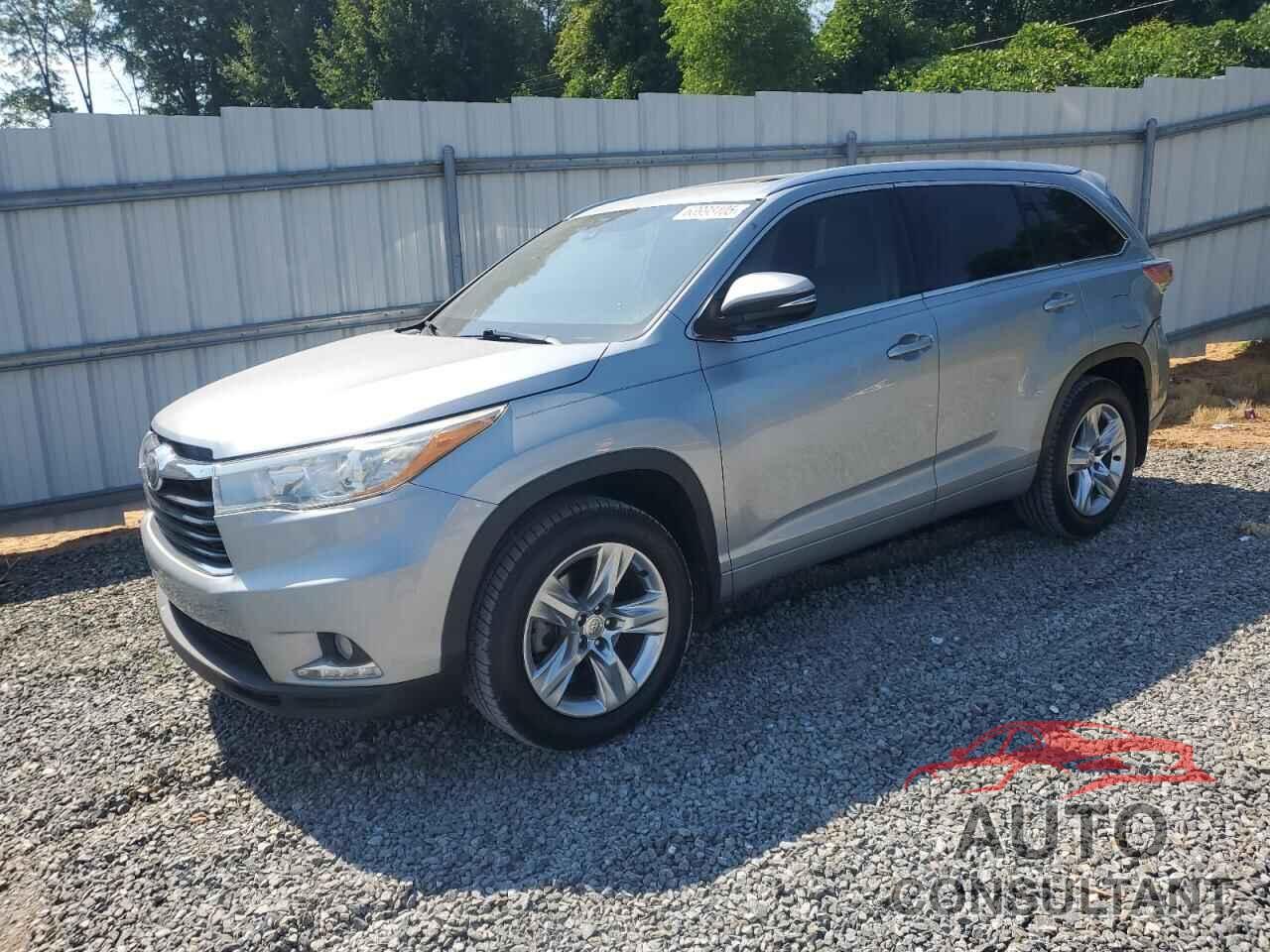 TOYOTA HIGHLANDER 2014 - 5TDDKRFH2ES064526