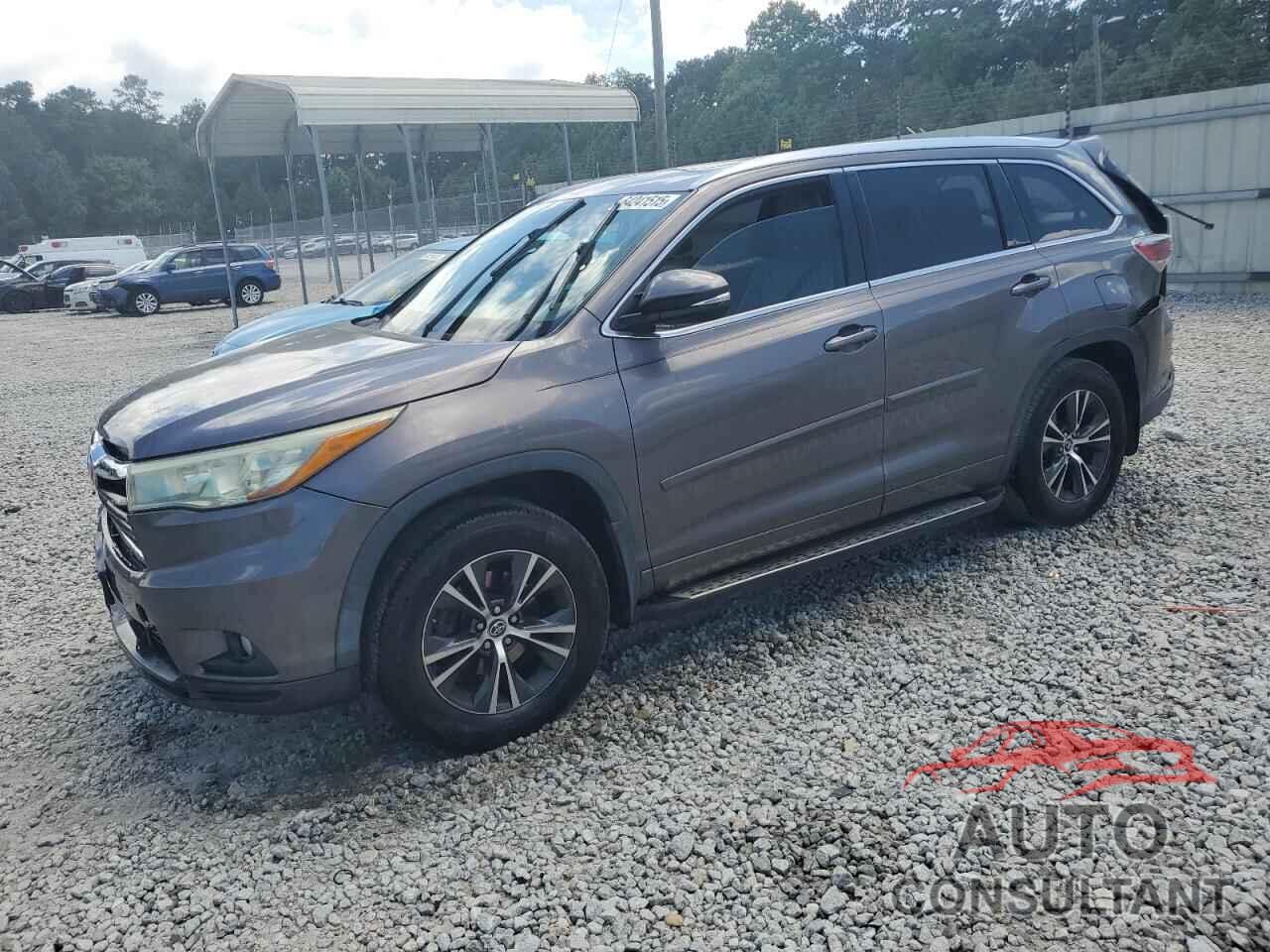 TOYOTA HIGHLANDER 2016 - 5TDKKRFH6GS127573
