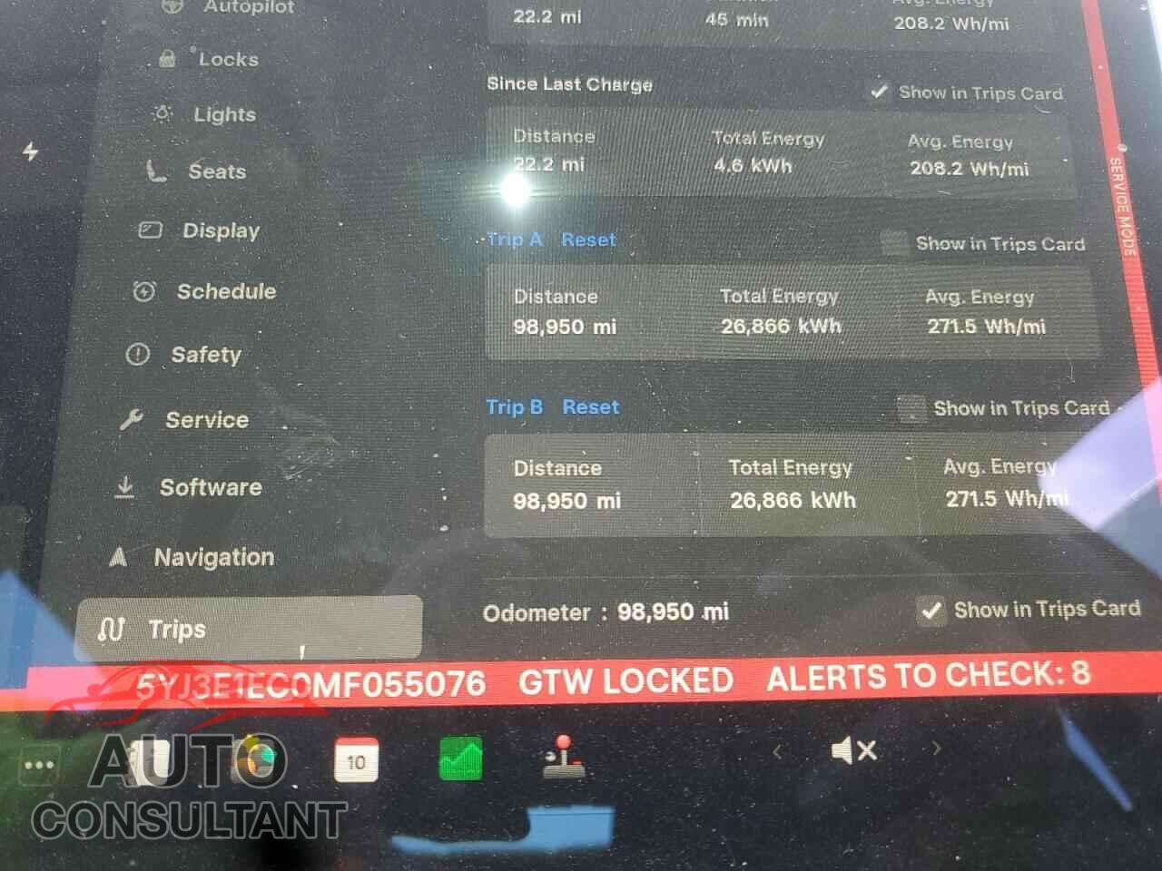 TESLA MODEL 3 2021 - 5YJ3E1EC0MF055076