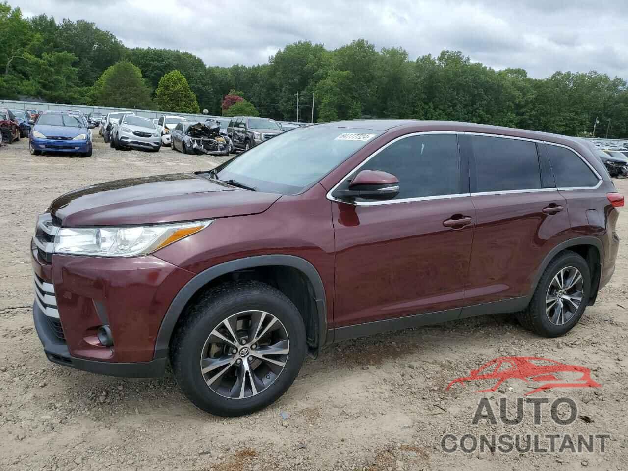 TOYOTA HIGHLANDER 2019 - 5TDZARFHXKS059515